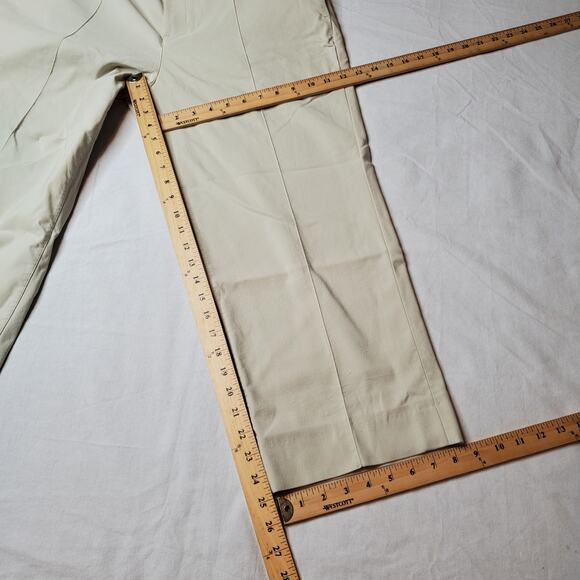 Lululemon Lab Men's Size 36X25 Terra Cosmos Wide Leg Trousers Beige M5ASHS - Picture 3 of 8